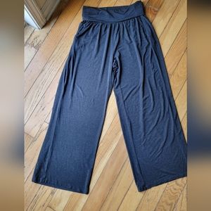 Athleta Studio Wide Leg Pant, Grey, Medium